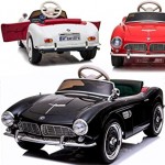 Ηλεκτροκίνητο Παιδικό Αυτοκίνητο Licensed BMW 507 Classic Vintage 12V Μαύρο 7083690