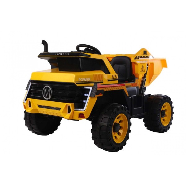 Ηλεκτροκίνητο Παιδικό Φορτηγό Με ηλεκτρική καρότσα 12V σε Κίτρινο 3770070