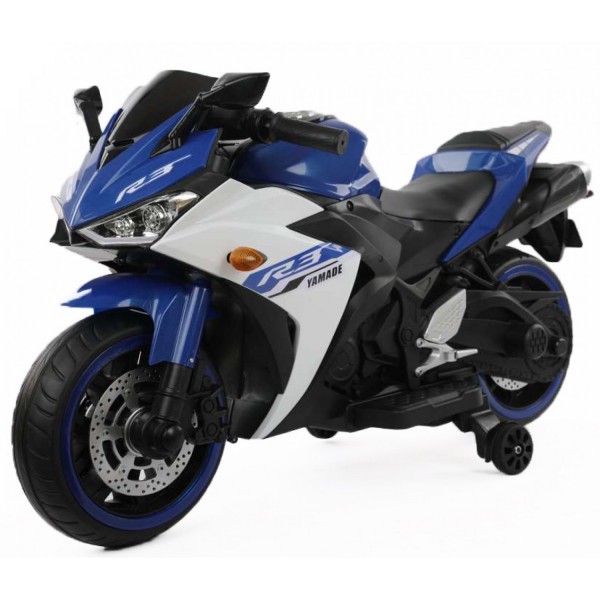 Ηλεκτροκίνητη Παιδική Μηχανή Τύπου Yamaha R3 12V σε Μπλε Χρώμα 412260B