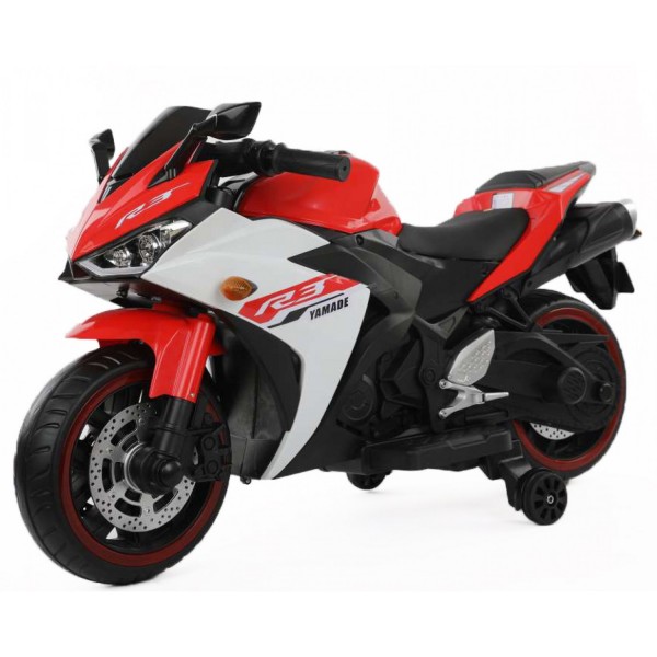 Ηλεκτροκίνητη Παιδική Μηχανή Τύπου Yamaha R3 12V σε Κόκκινο Χρώμα 412260R