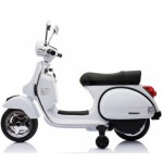 Ηλεκτροκίνητη Παιδική Vespa Licensed Piaggio Vintage 12V Λευκή PX150