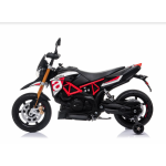 Ηλεκτροκίνητη παιδική μηχανή Licensed Aprilia Dorsoduro 900 12V σε Μαύρο - Λευκό Χρώμα 65234