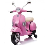 Ηλεκτροκίνητη Παιδική Vespa Licensed Piaggio Vintage 12V Ροζ PX150