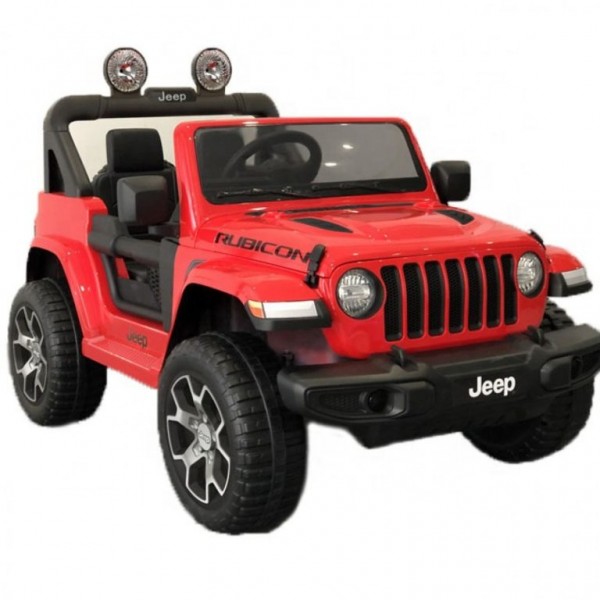 Ηλεκτροκίνητο Παιδικό Αυτοκίνητο Licensed Wrangler Rubicon Διθέσιο 12v Κόκκινο 395371