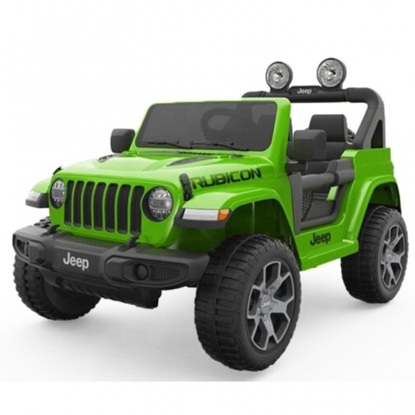 Ηλεκτροκίνητο Παιδικό Αυτοκίνητο Licensed Wrangler Rubicon Διθέσιο 12v Πράσινο 395371