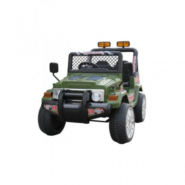 Ηλεκτροκίνητο Παιδικό Αυτοκίνητο Διθέσιο – Jeep τύπου Wrangler 12V Πράσινο BJ618