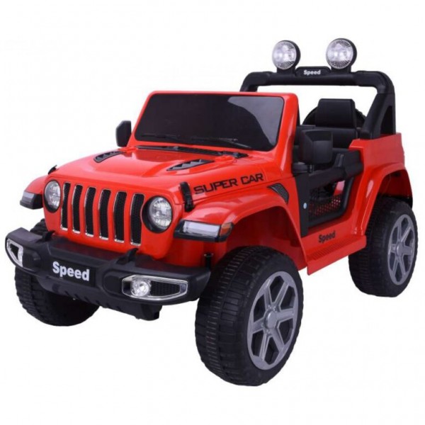 Ηλεκτροκίνητο παιδικό αυτοκίνητο τύπου Jeep Wrangler Rubicon 12V σε Κόκκινο 3930053