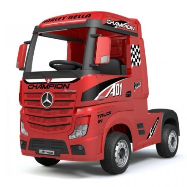 Ηλεκτροκίνητο Παιδικό Φορτηγό Mercedes Benz Actros Licensed 12V Κόκκινο 578703