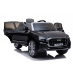 New Edition Ηλεκτροκίνητο Παιδικό Αυτοκίνητο AUDI Q8 License με δερμάτινο κάθισμα και ελαστικά 12V R/C Μαύρο BJQ82066
