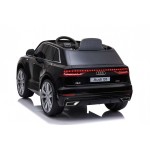 New Edition Ηλεκτροκίνητο Παιδικό Αυτοκίνητο AUDI Q8 License με δερμάτινο κάθισμα και ελαστικά 12V R/C Μαύρο BJQ82066