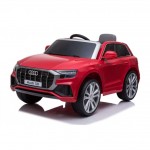 New Edition Ηλεκτροκίνητο Παιδικό Αυτοκίνητο AUDI Q8 License με δερμάτινο κάθισμα και ελαστικά 12V R/C Κόκκινο BJQ82066